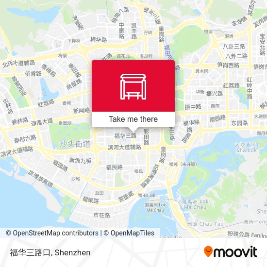 福华三路口 map
