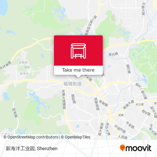 新海洋工业园 map