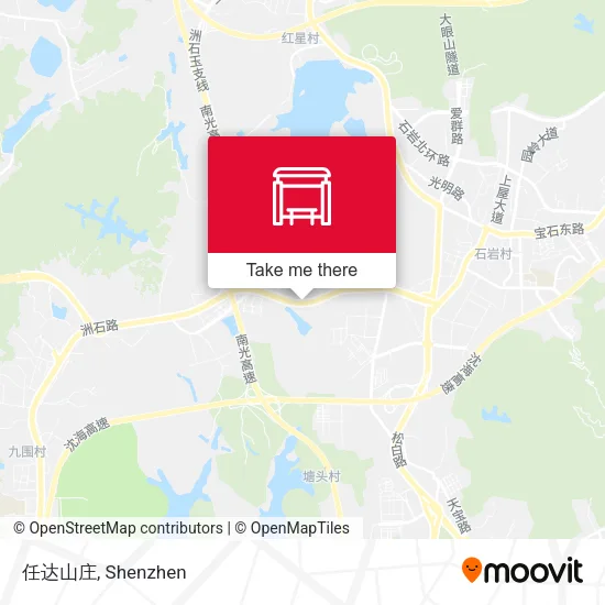 任达山庄 map