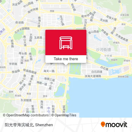 阳光带海滨城北 map