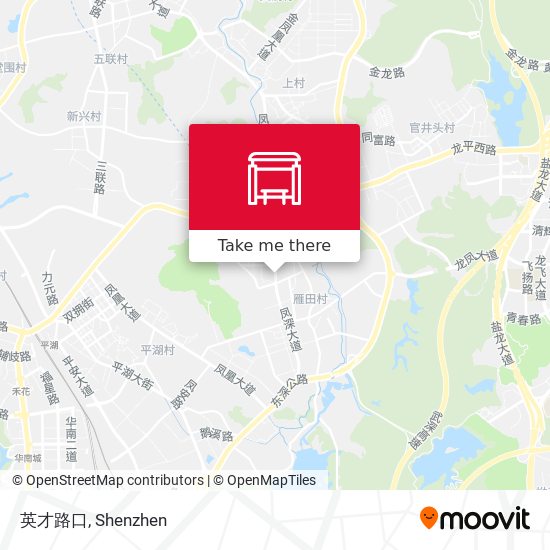 英才路口 map