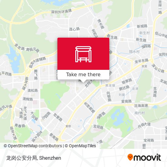 龙岗公安分局 map