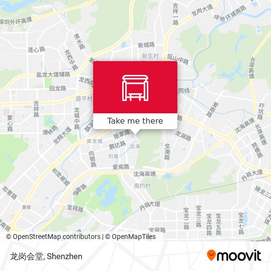 龙岗会堂 map