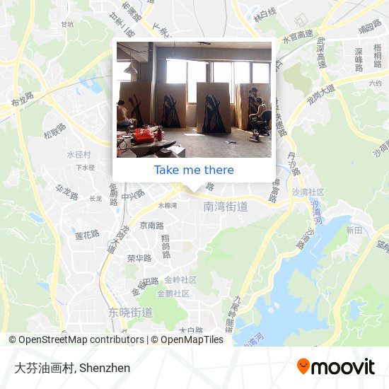 大芬油画村 map