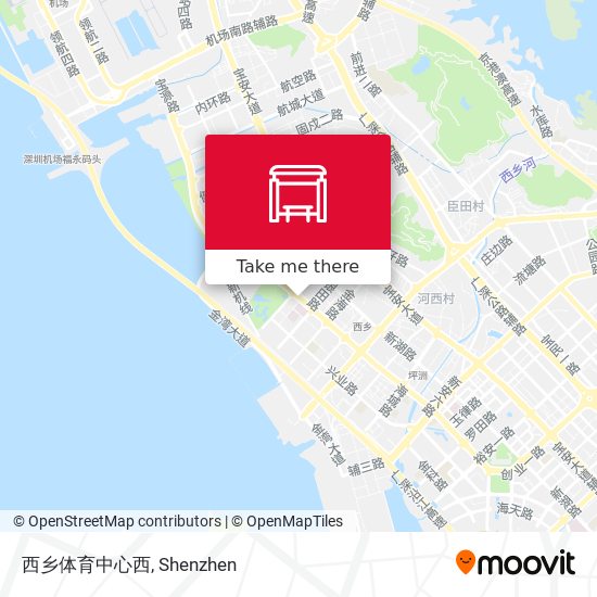 西乡体育中心西 map