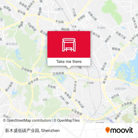 新木盛低碳产业园 map