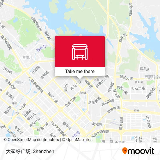 大家好广场 map