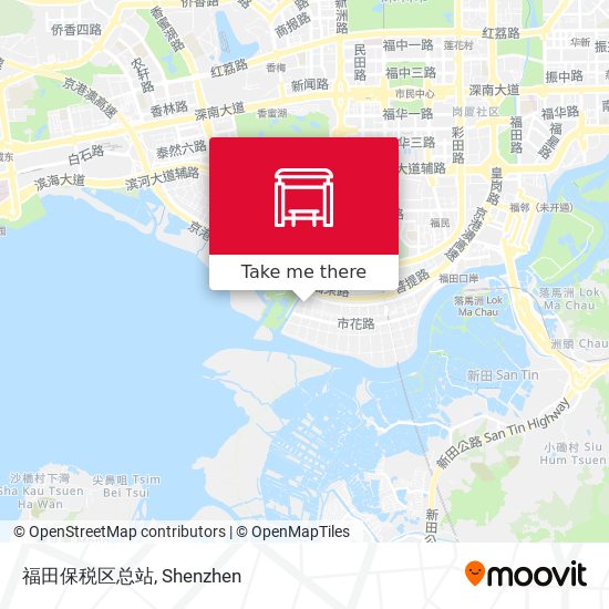 福田保税区总站 map