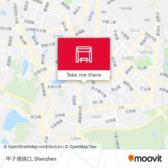 甲子塘路口 map