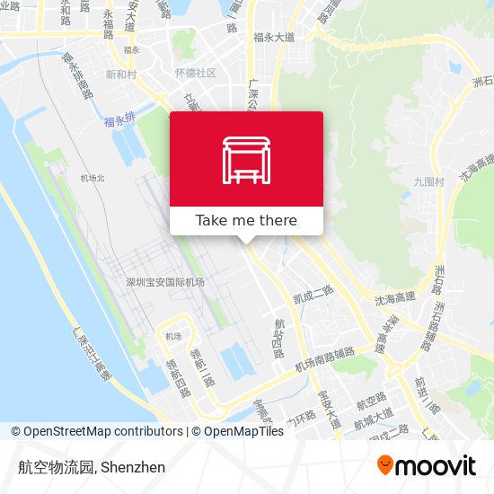 航空物流园 map