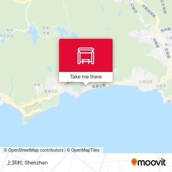 上洞村 map