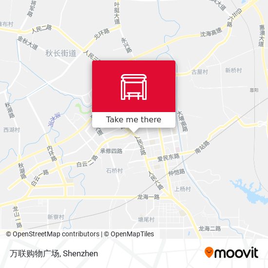 万联购物广场 map