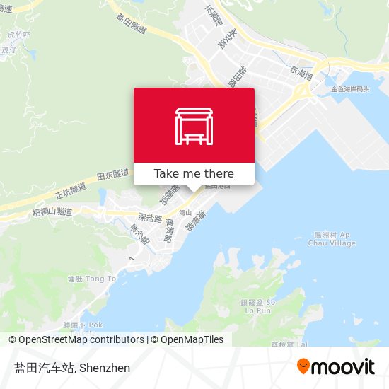 盐田汽车站 map