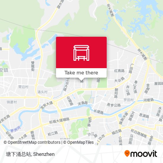 塘下涌总站 map