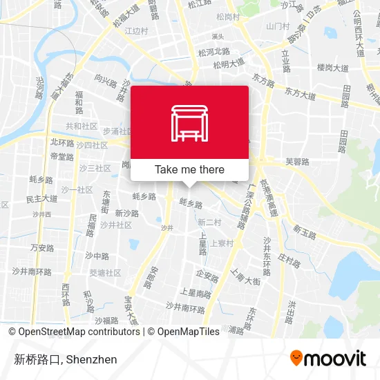 新桥路口 map