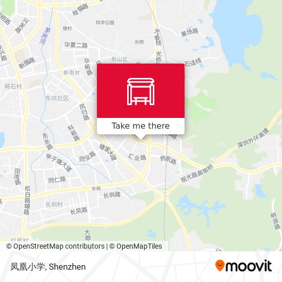 凤凰小学 map
