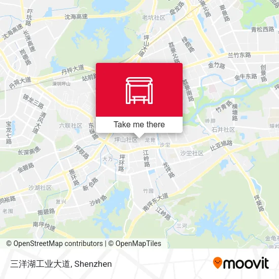 三洋湖工业大道 map