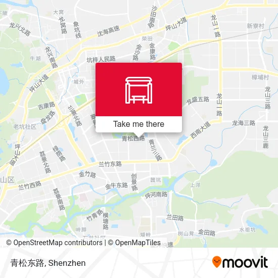 青松东路 map