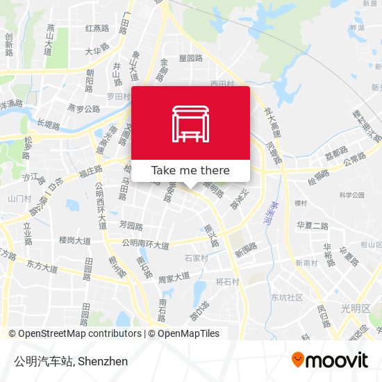 公明汽车站 map