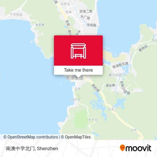 南澳中学北门 map