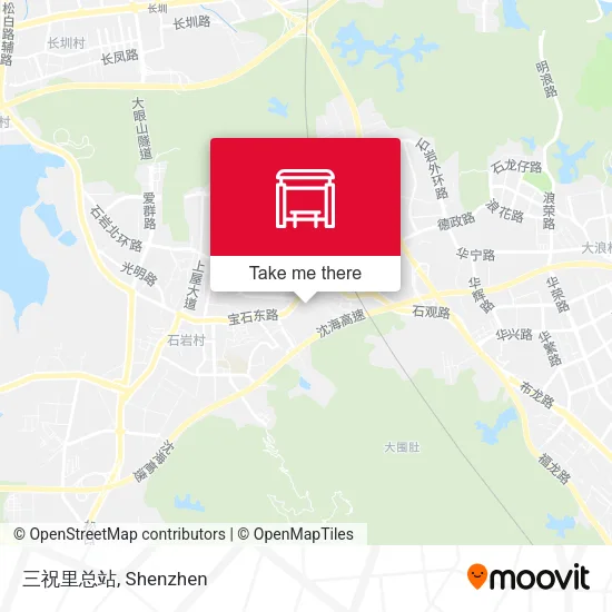 三祝里总站 map