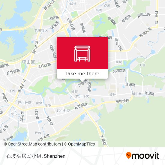 石坡头居民小组 map