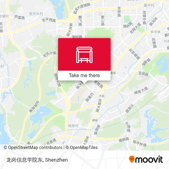 龙岗信息学院东 map