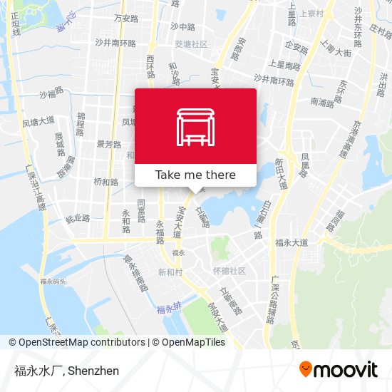 福永水厂 map
