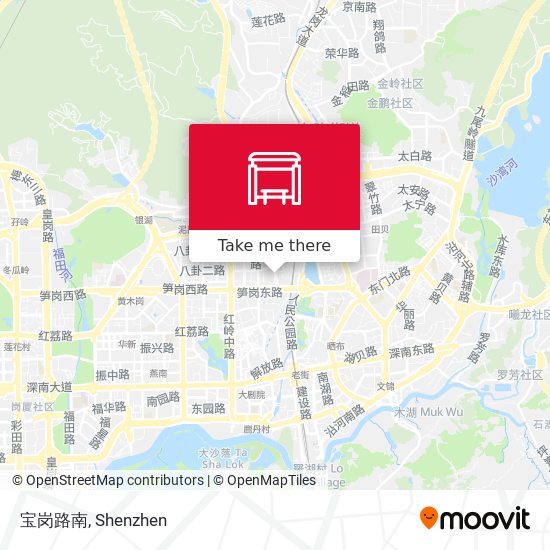 宝岗路南 map
