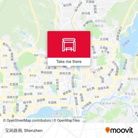 宝岗路南 map