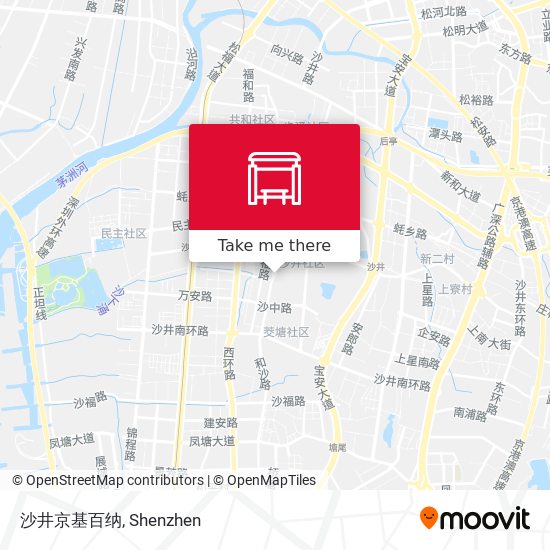 沙井京基百纳 map