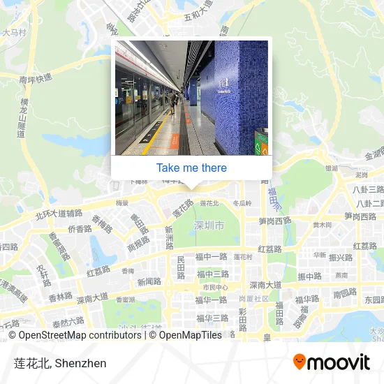 莲花北 map
