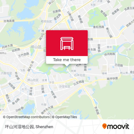 坪山河湿地公园 map