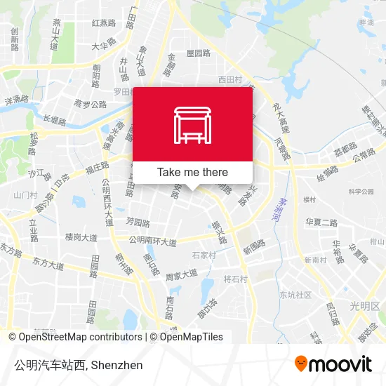 公明汽车站西 map