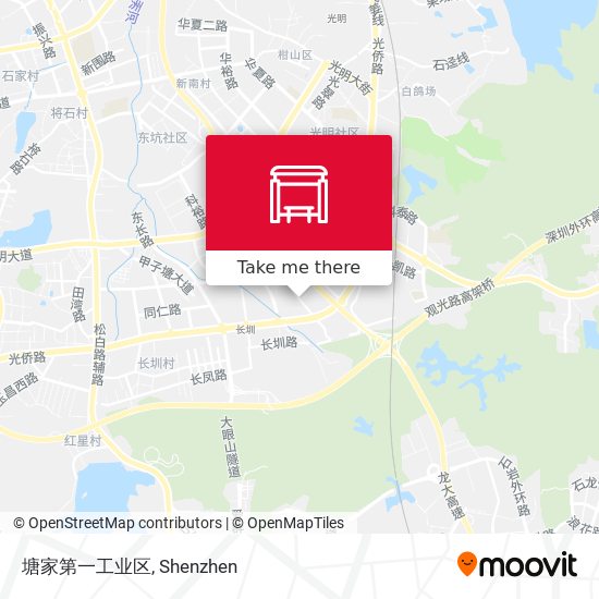 塘家第一工业区 map