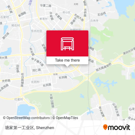 塘家第一工业区 map