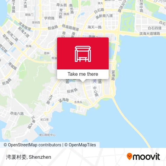 湾厦村委 map