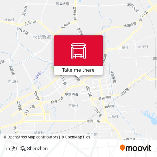 市政广场 map