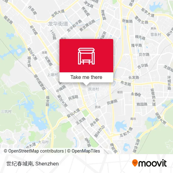 世纪春城南 map
