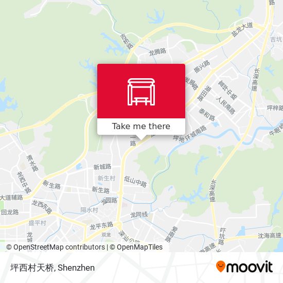 坪西村天桥 map