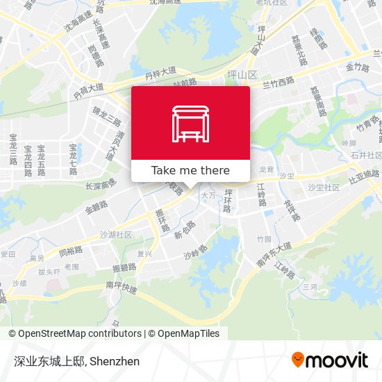 深业东城上邸 map