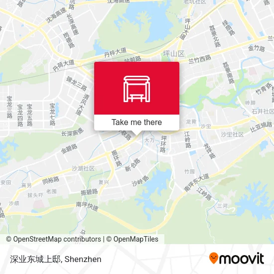 深业东城上邸 map