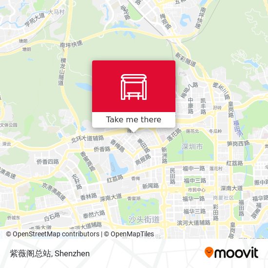 紫薇阁总站 map