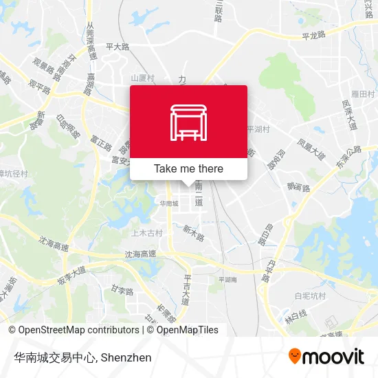 华南城交易中心 map