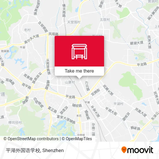 平湖外国语学校 map