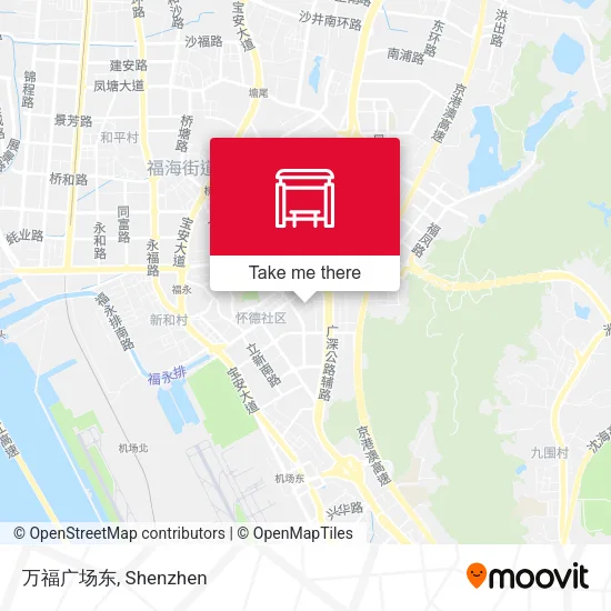 万福广场东 map