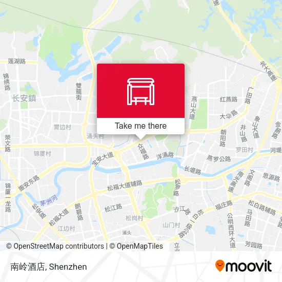 南岭酒店 map