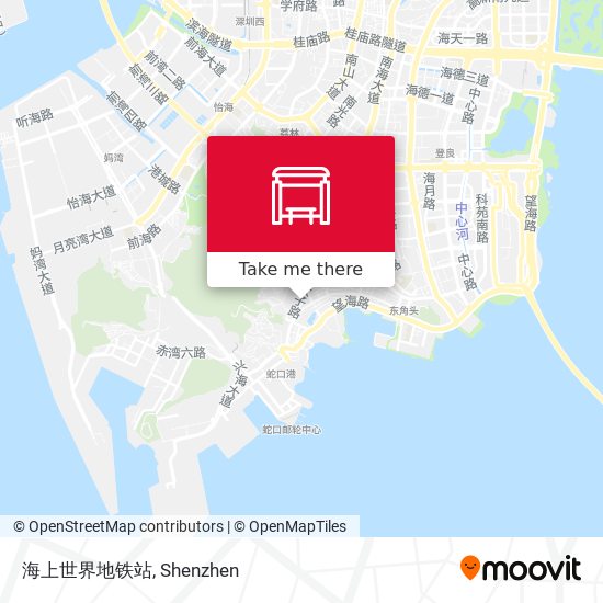 海上世界地铁站 map