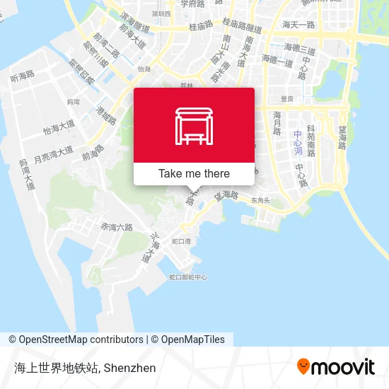 海上世界地铁站 map