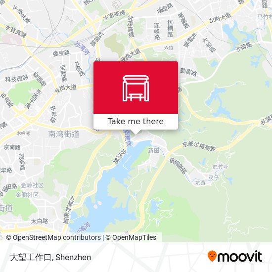 大望工作口 map